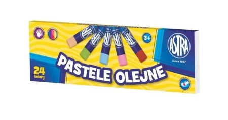 Pastele olejne 24 kolory ASTRA - ASTRA papiernicze