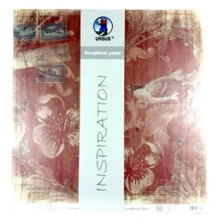 Papier do scrapbookingu Kwiaty i ptaki 5 arkuszy - Galeria Hobby