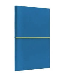 Notatnik A5 Fun M kropki niebieski/cytrynowy - Like U