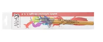 Pędzle nylonowe okrągłe Niki 4/ 2+4+6 - Koh-I-Noor