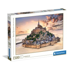 Puzzle 1500 HQ The Mount Saint - Michel Rising - Clementoni
