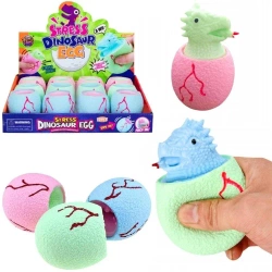 Gniotek dinozaur w jajku MIX - Trifox