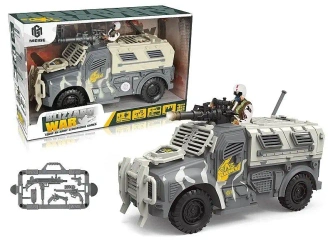 Zestaw wojskowy Pojazd i żołnierz 35x21x13cm - ADAR