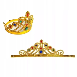 464657 KORONA KRÓLA ZŁOTA 55 cm GAZELO