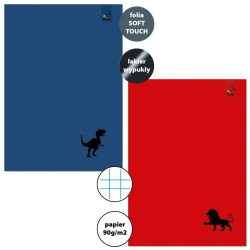 Zeszyt A5/32K kratka 90g Wild (10szt) - Bee-bee