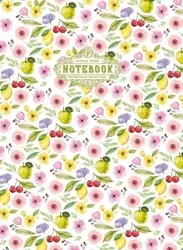 Notatnik ozdobny 64 strony kratka Kwiaty zielone - Fresh