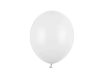 Balony Strong Pastel Pure White 27cm 10szt - PartyDeco