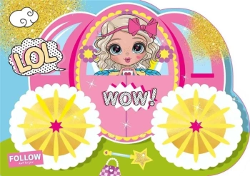 Kareta - kolorowanka z naklejkami - Katarzyna Maćkowiak