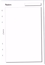 Wkład do organizera MEM/A5 Notes - Antra