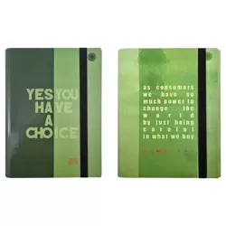 Teczka A4 skrzydłowa z gumką Think Green MIX - Ziemia Obiecana