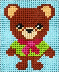 Haft. Moje pierwsze wyszywanie - Misio - Anex-bis