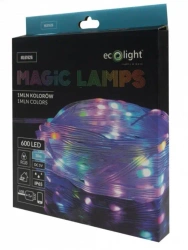 Magiczne lampki 600led 1mln kolorów 30m DC5V - Eco Light