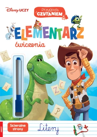 Disney uczy  Elementarz ćwiczenia Litery USL-9302 - Opracowanie zbiorowe