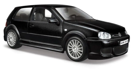 Model kompozytowy Volkswagen Golf R32 Grana czarny - Maisto
