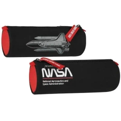Piórnik tuba 1 zamek NASA czarny - STARPAK