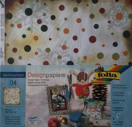 Design-papier 190 g/m2 30,5x30,5cm 5ark - Galeria Hobby