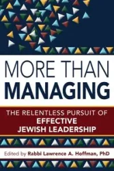 More Than Managing - Lawrence Hoffman A