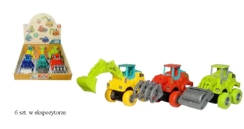 Traktor budowlany z narzędziem MIX - SWEDE