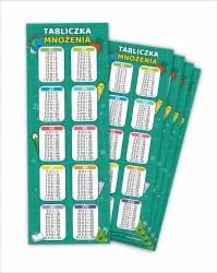 Zakładki do książek. Tabliczka mnożenia (5 szt) - LearnHow