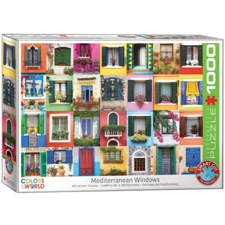 Puzzle 1000 Mediterranean Windows 6000-5350 - Eurographics