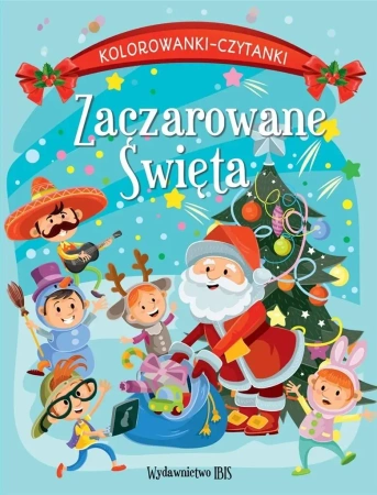 Kolorowanki-czytanki. Zaczarowane Święta - praca zbiorowa