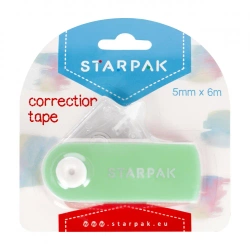 Korektor w taśmie 5mmx6mb - pastel zielony - Starpak