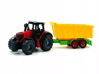 TRAKTOR Z PRZYCZEPĄ WYWROTKA 127T