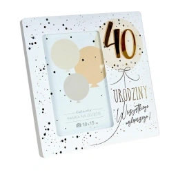 Ramka Moments RM-054 Urodziny 40 - Kukartka