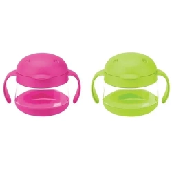 Pojemnik na przekąski Tweat green/pink 2szt - Ubbi