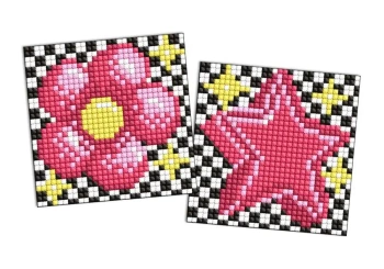 Diamentowa mozaika na magnes - LOL Kwiat 9x9cm - Ideyka