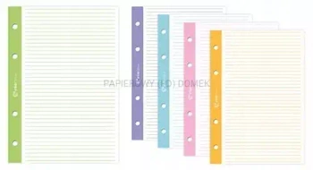 Wkład do segregatora A4 50k linia kolorowy margines p5