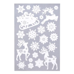 Biała dekoracja elektrostatyczna - Arpex