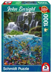 Puzzle 1000 PQ J. ENRIGHT Wodospad - Schmidt Puzzle