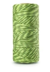 Sznurek bawełniany 3mm 100m twist limon - zielony - Dalprint