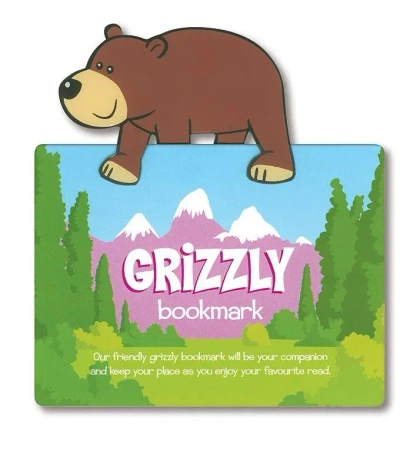 Zwierzęca zakładka do książki - Grizzly Niedźwiedź - IF
