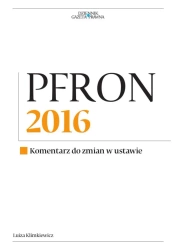 eBook PFRON 2016. Komentarz do zmian w ustawie - Infor Biznes