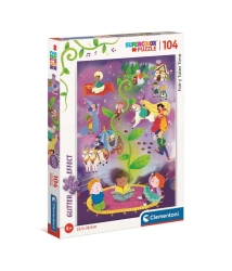 Puzzle 104 z ozdobami Czas na opowieści wróżki 20180 - Clementoni