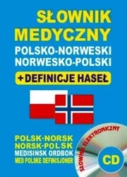 Słownik medyczny polsko-norweski norwesko-pol + CD - praca zbiorowa