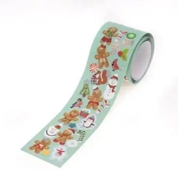 Naklejki na rolce pierniczki 190szt - Dalprint dpCraft