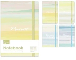 Notatnik A5/96K linia na gumkę MIX - Cervantes