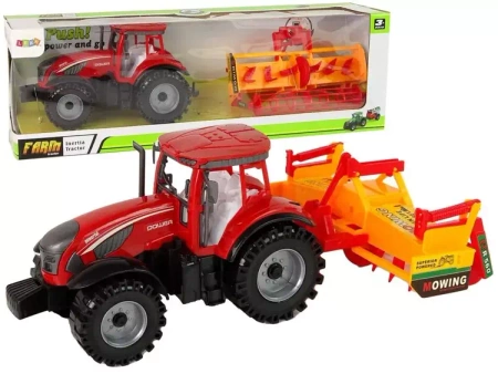 Traktor z kultywatorem na napęd - Leantoys