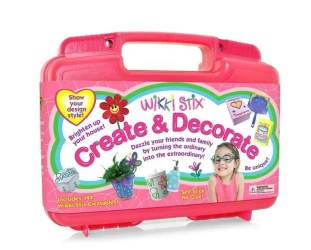 Woskowe sznureczki Różowa walizka XL 144 - Wikki Stix