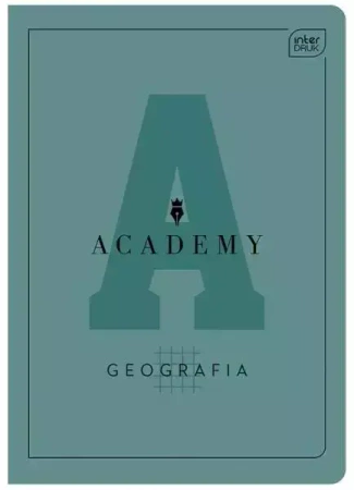 Zeszyt A5/60k kratka Geografia Academy Int Fola 10