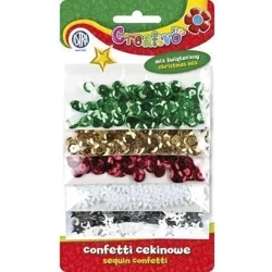 Confetti cekiny mix świąteczny ASTRA - ASTRA papiernicze