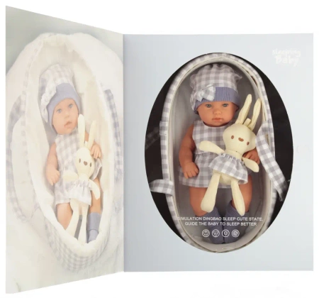 Lalka bobas z akcesoriami. 35 centymetrów 32x39x13 - Mega Creative