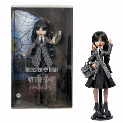 Monster High X Lalka Wednesday Szkolny Mundurek HXJ04 MATTEL