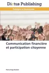 Communication financière et participation citoyenne - BASTIEN-P
