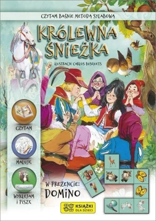 Czytam baśnie metodą sylabową. Królewna Śnieżka - Beata Wojciechowska-Dudek