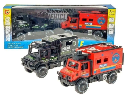 Radiowóz i wóz strażacki transportowe 2szt - ADAR