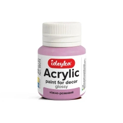 Farba akrylowa jasnoróżowa 20ml - Ideyka